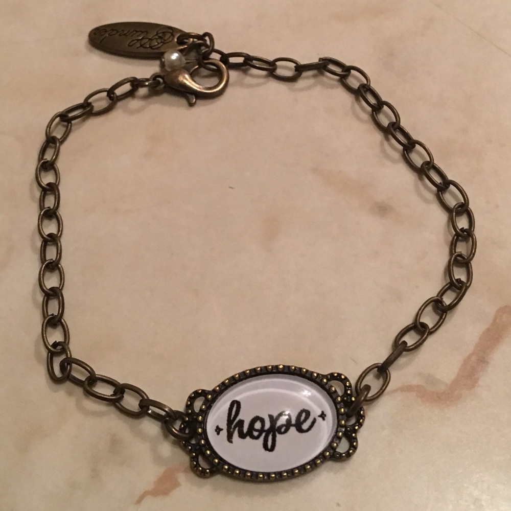 NIB Plunder Hope inspirational bracelet. 9” - Picture 2 of 2